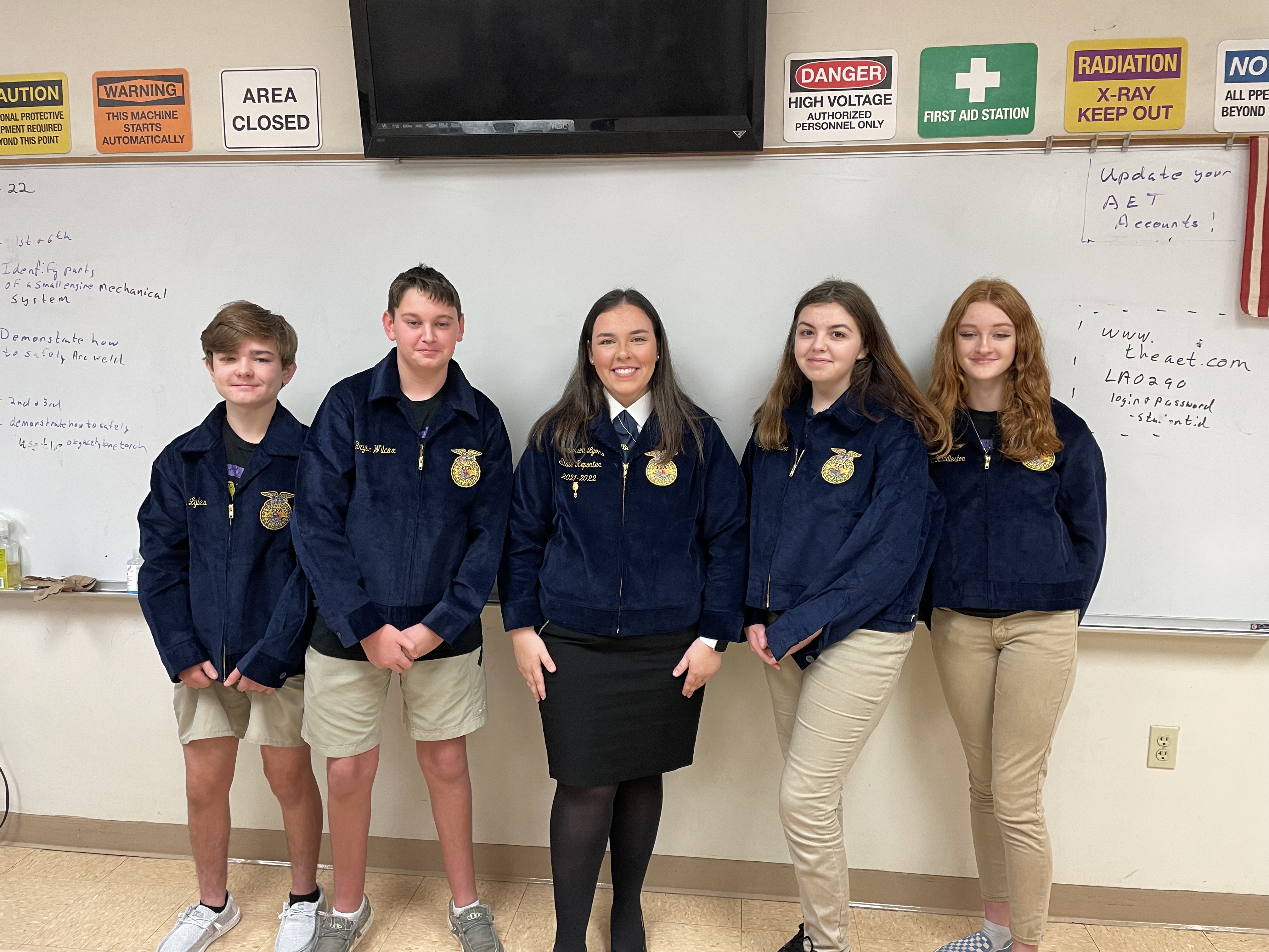 Program provides iconic blue jackets for Louisiana FFA members